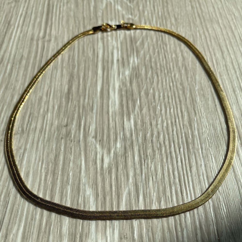 Gold Snake Chain Necklace